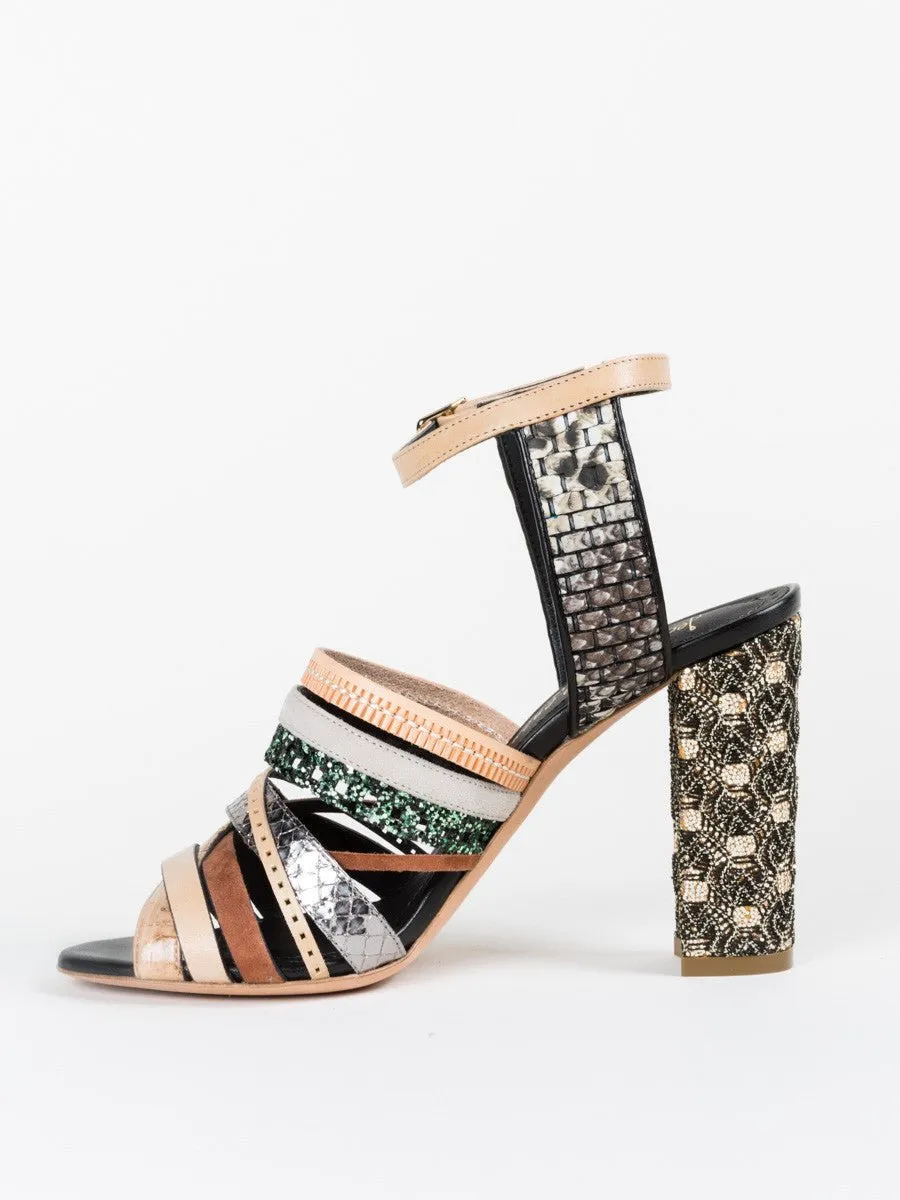 oscar multi-strap heel