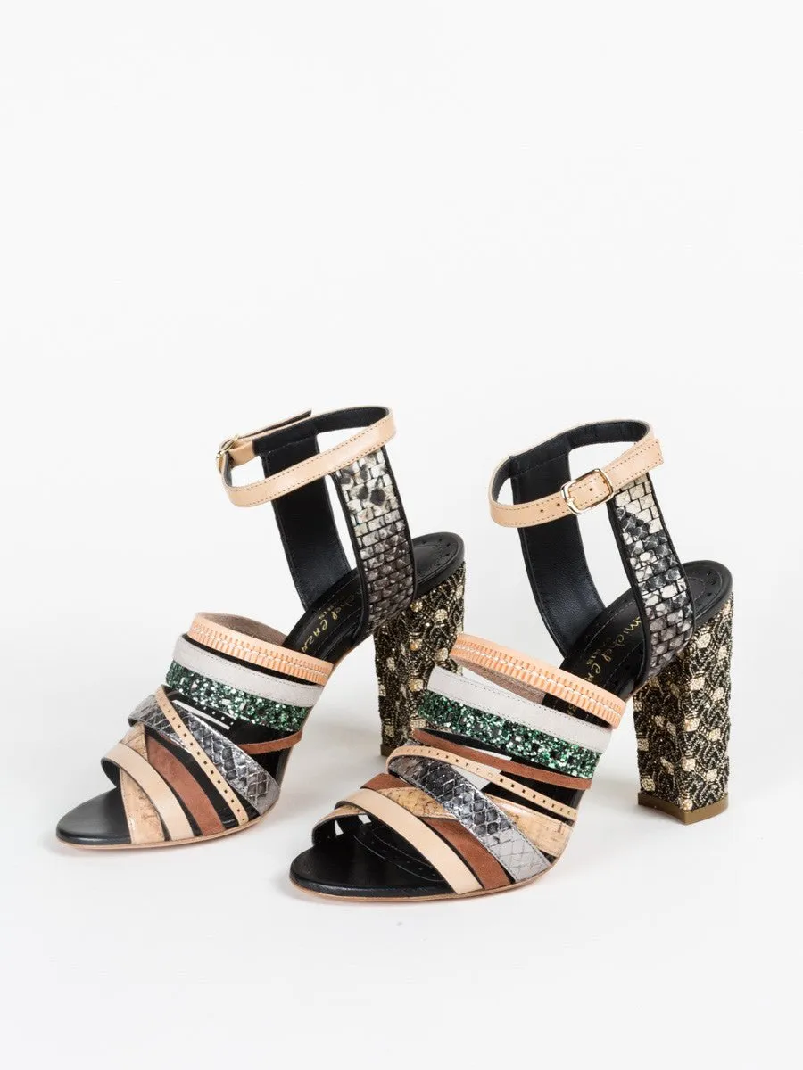 oscar multi-strap heel