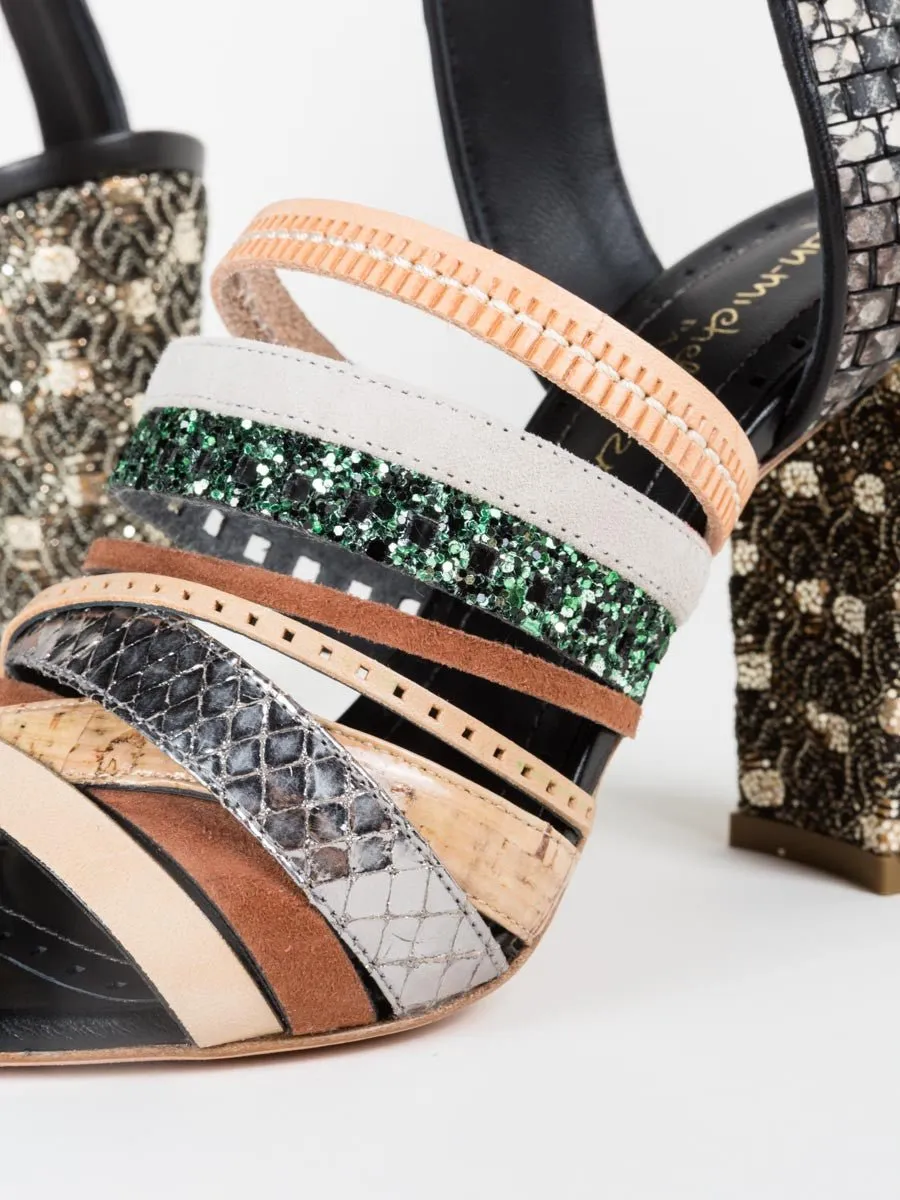 oscar multi-strap heel