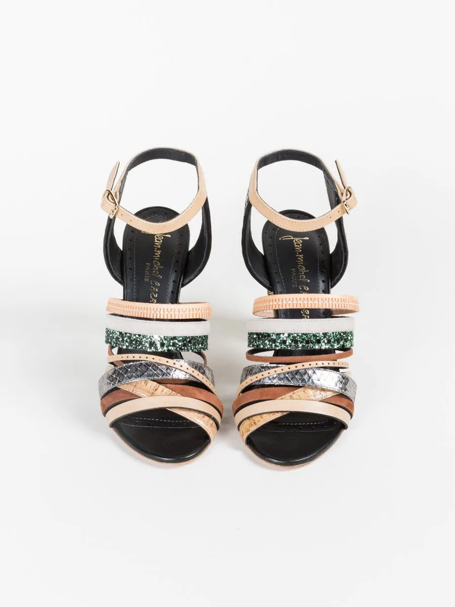 oscar multi-strap heel