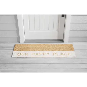 'Our Happy Place' Door Mat by Mud Pie