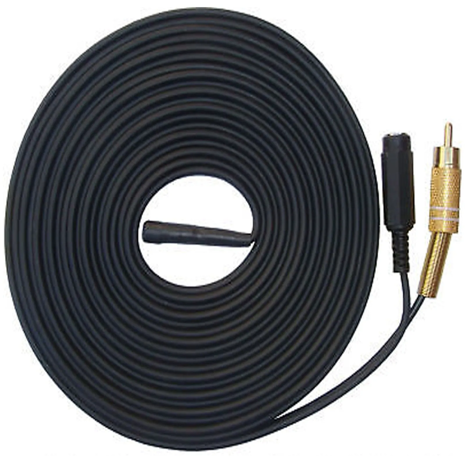 Outdoor Waterproof CCTV Microphone Long Cable RCA Phono Output 2.1mm 12v DC Input