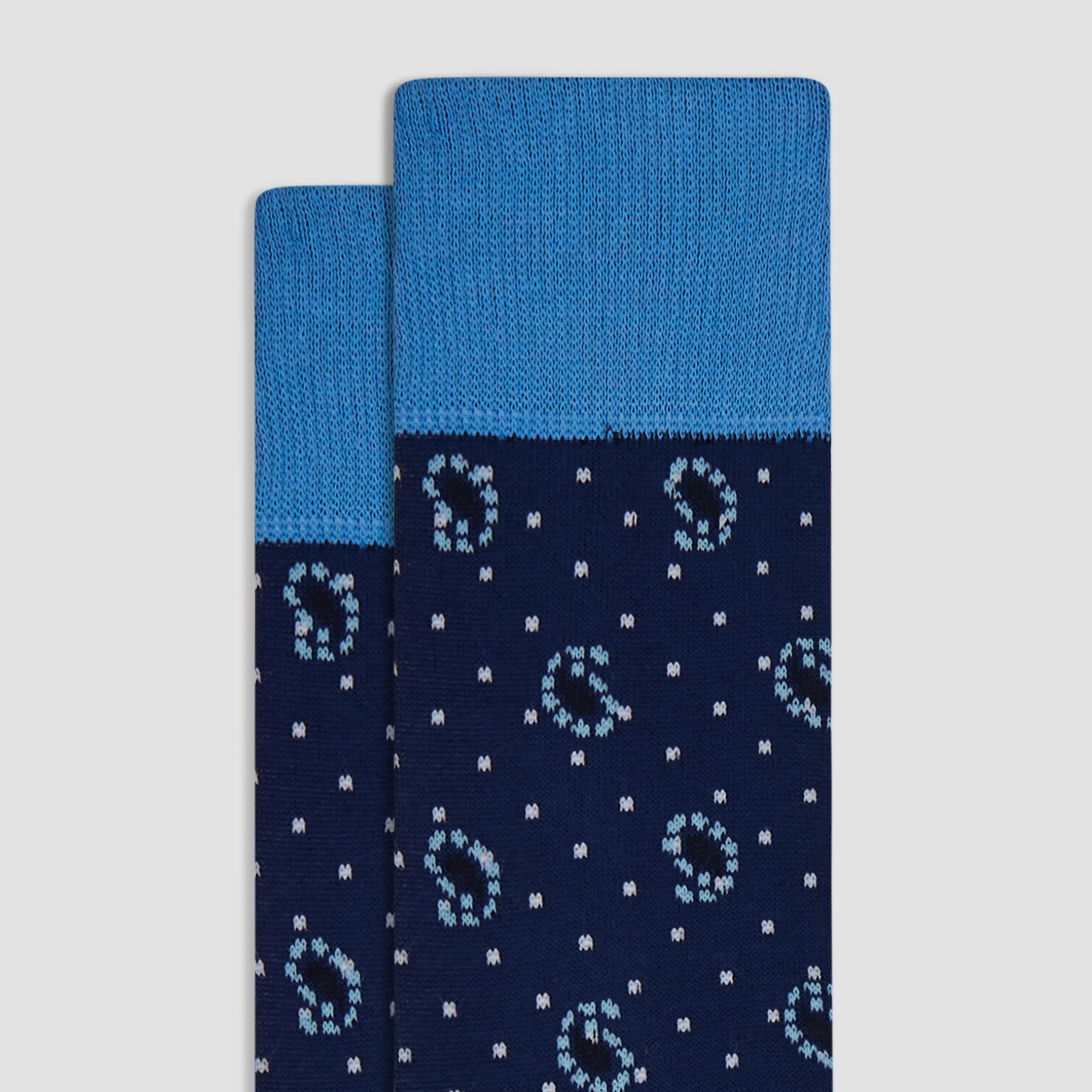 Paisley Mid-Calf Socks