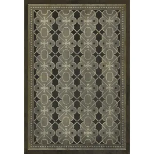 Pattern 05 "Dorian Gray" Vinyl Floorcloth - Spicher & Co.