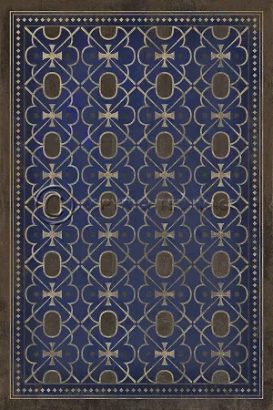 Pattern 05 "Inspector Lestrade" Vinyl Floorcloth - Spicher & Co.