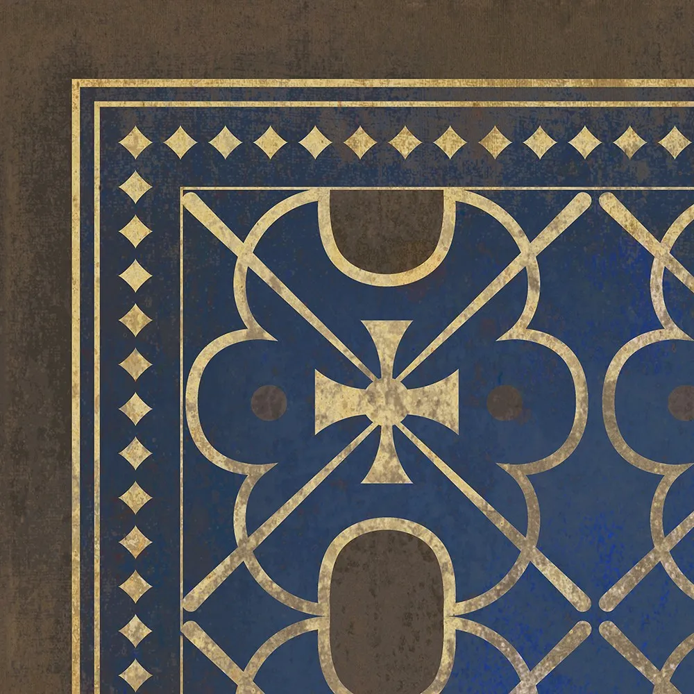 Pattern 05 "Inspector Lestrade" Vinyl Floorcloth - Spicher & Co.