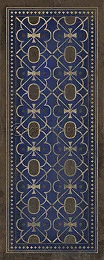 Pattern 05 "Inspector Lestrade" Vinyl Floorcloth - Spicher & Co.