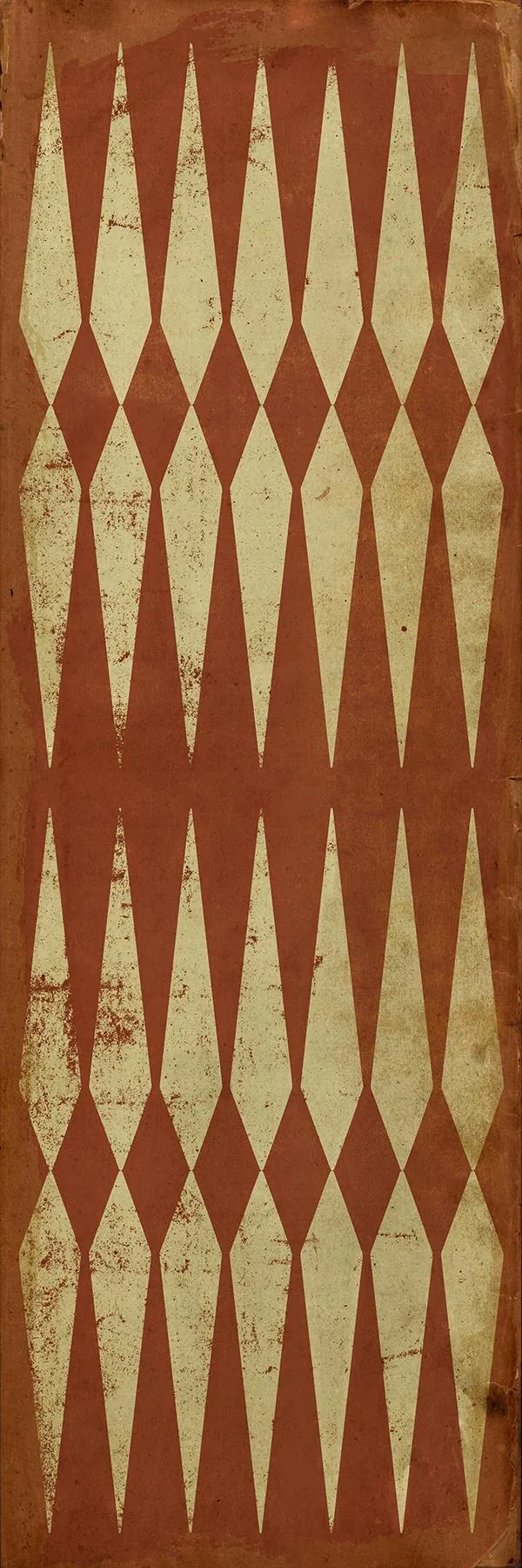 Pattern 08 "Dante's Inferno" Vinyl Floorcloth - Spicher & Co.