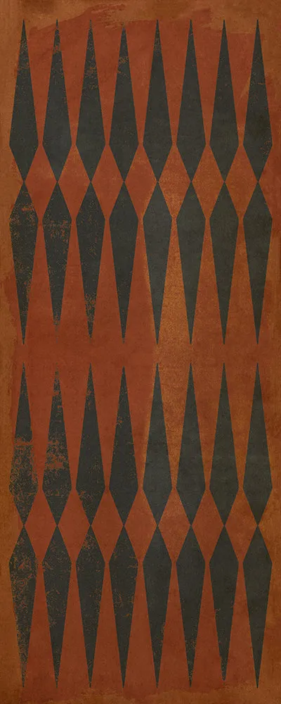 Pattern 08 "Venom" Vinyl Floorcloth - Spicher & Co.