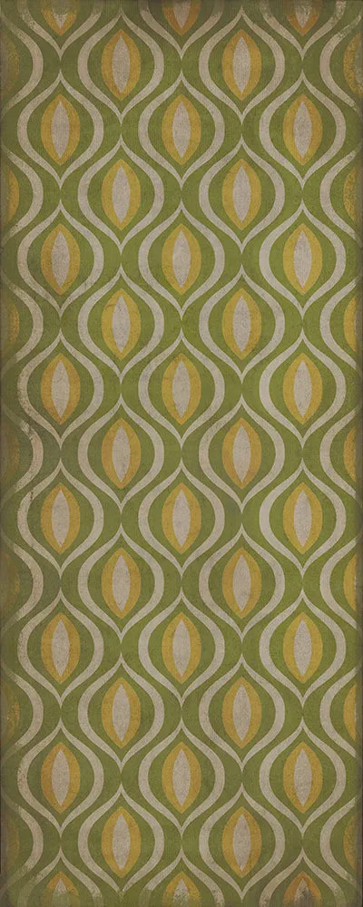 Pattern 15 "Eye Of Newt" Vinyl Floorcloth - Spicher & Co.