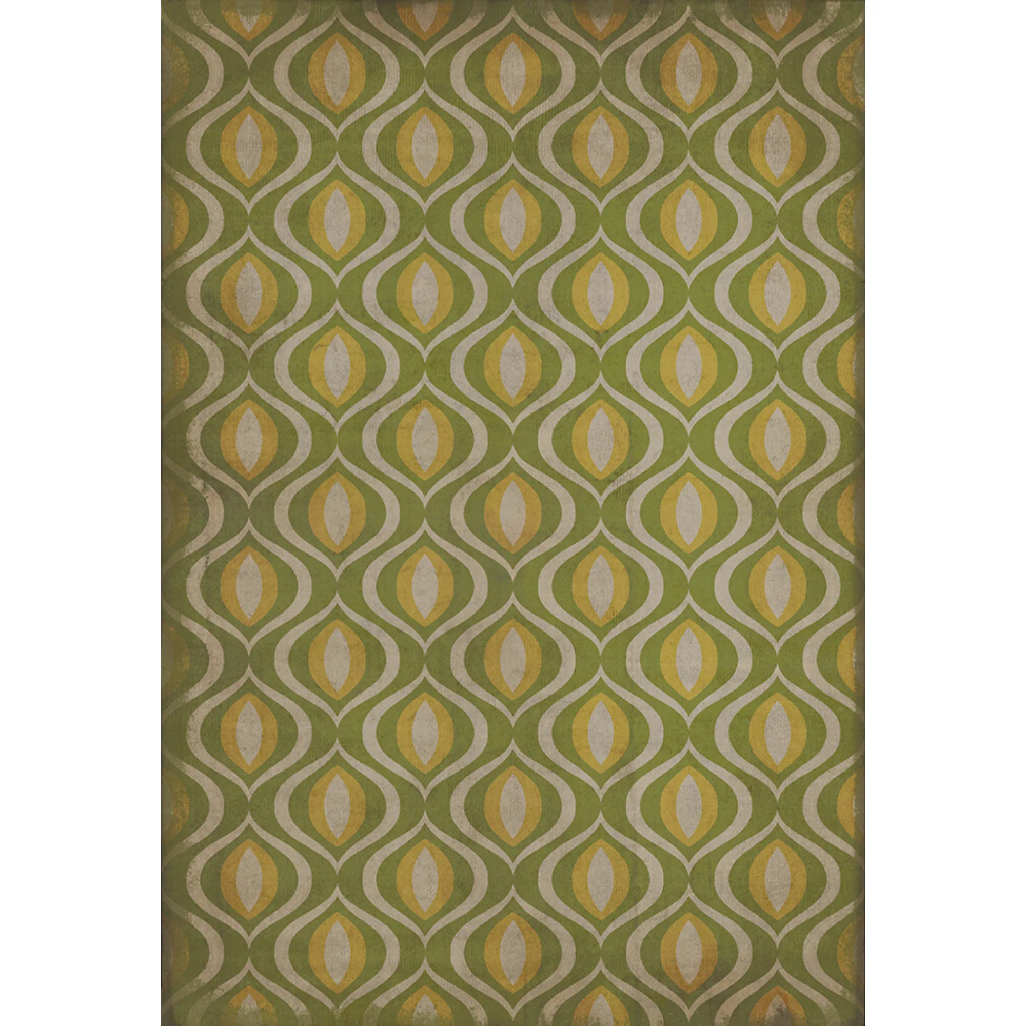 Pattern 15 "Eye Of Newt" Vinyl Floorcloth - Spicher & Co.