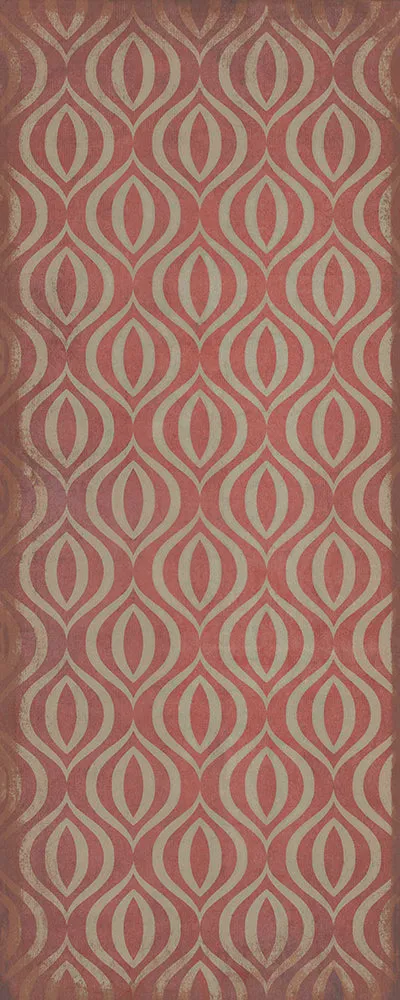 Pattern 15 "Genie" Vinyl Floorcloth - Spicher & Co.