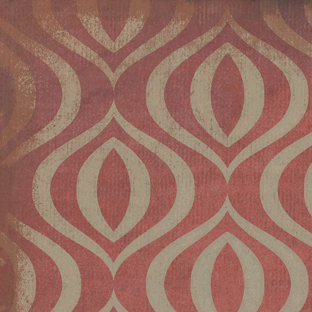 Pattern 15 "Genie" Vinyl Floorcloth - Spicher & Co.