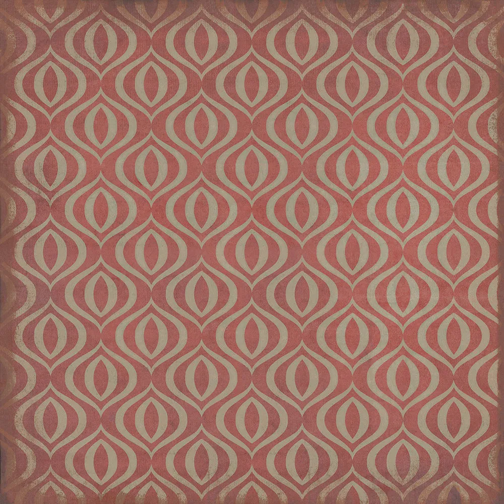 Pattern 15 "Genie" Vinyl Floorcloth - Spicher & Co.