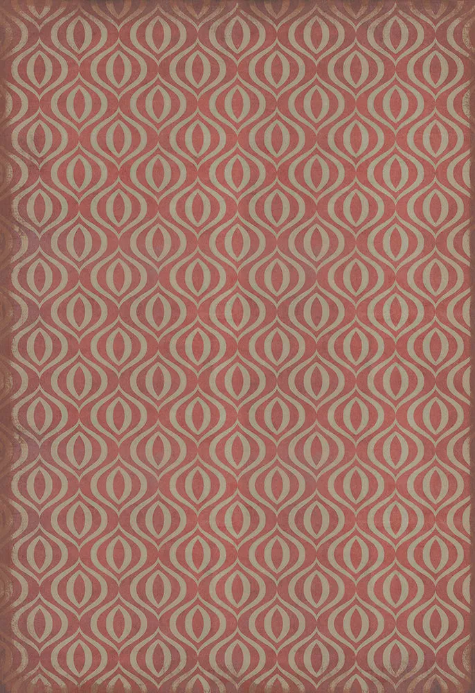 Pattern 15 "Genie" Vinyl Floorcloth - Spicher & Co.