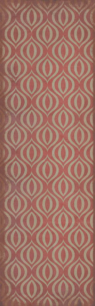 Pattern 15 "Genie" Vinyl Floorcloth - Spicher & Co.