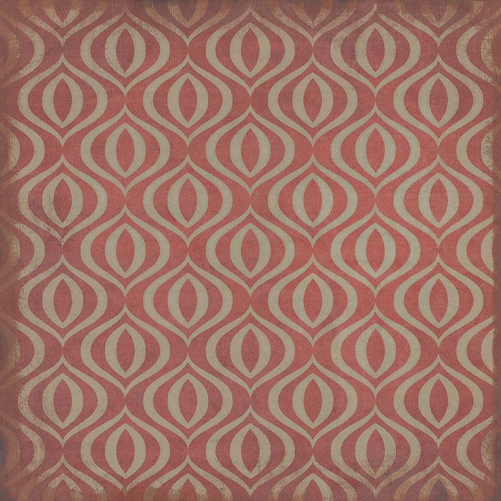 Pattern 15 "Genie" Vinyl Floorcloth - Spicher & Co.