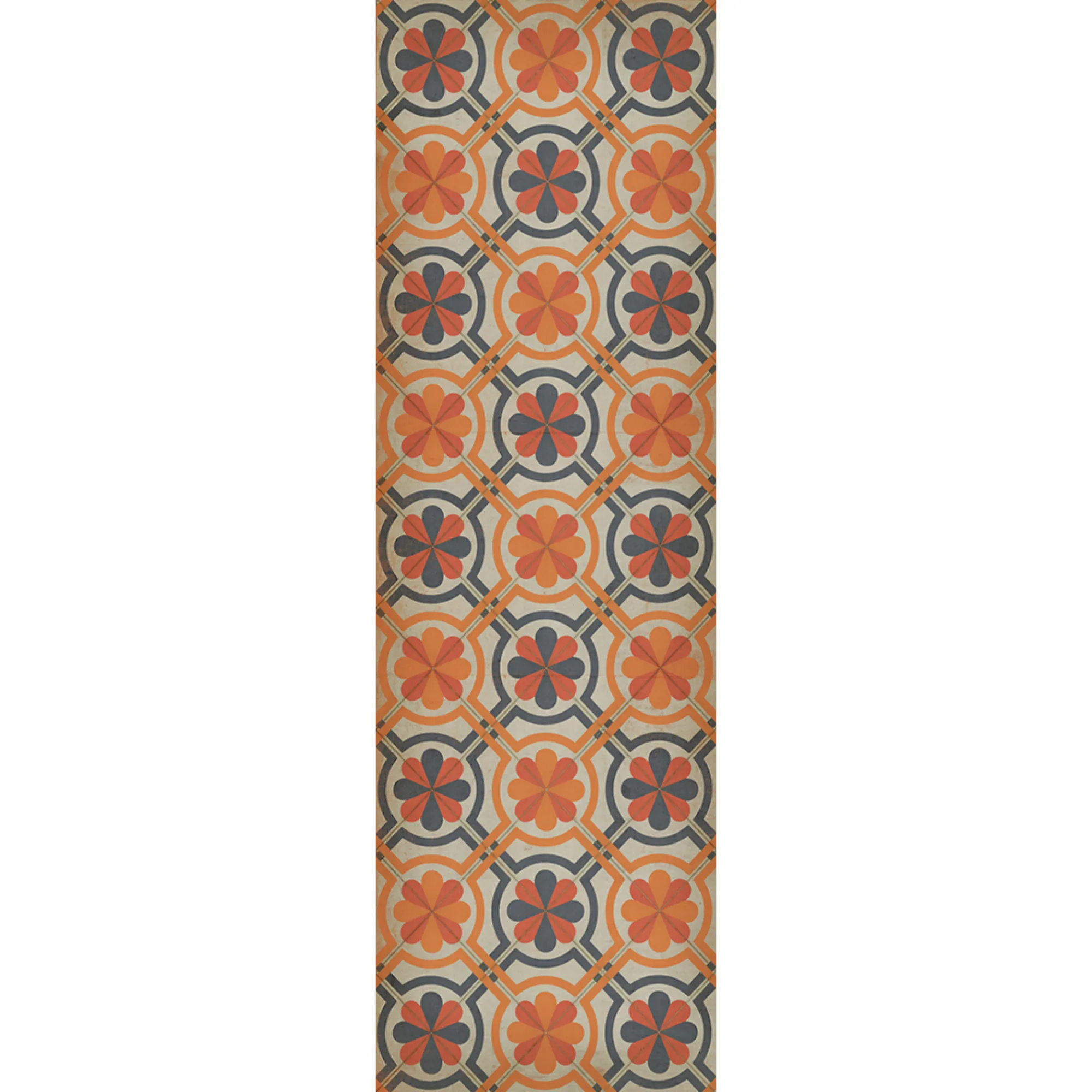 Pattern 19 "Newton" Vinyl Floorcloth - Spicher & Co.