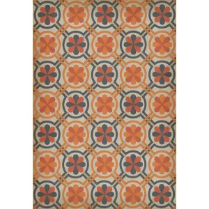 Pattern 19 "Newton" Vinyl Floorcloth - Spicher & Co.
