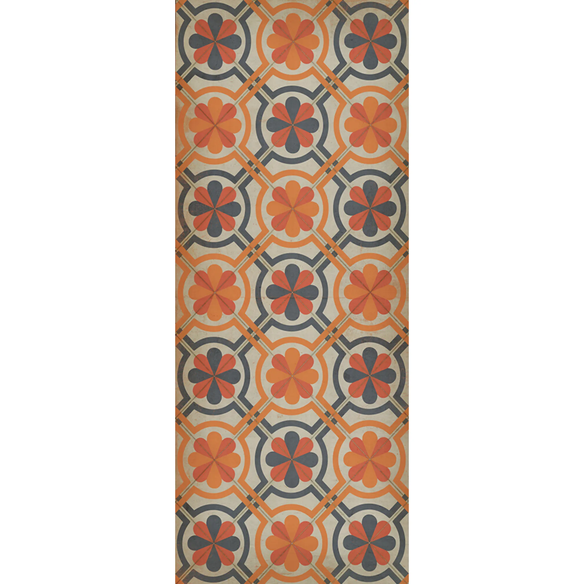 Pattern 19 "Newton" Vinyl Floorcloth - Spicher & Co.
