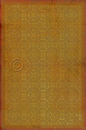 Pattern 21 "All in the Golden Afternoon" Vinyl Floorcloth - Spicher & Co.
