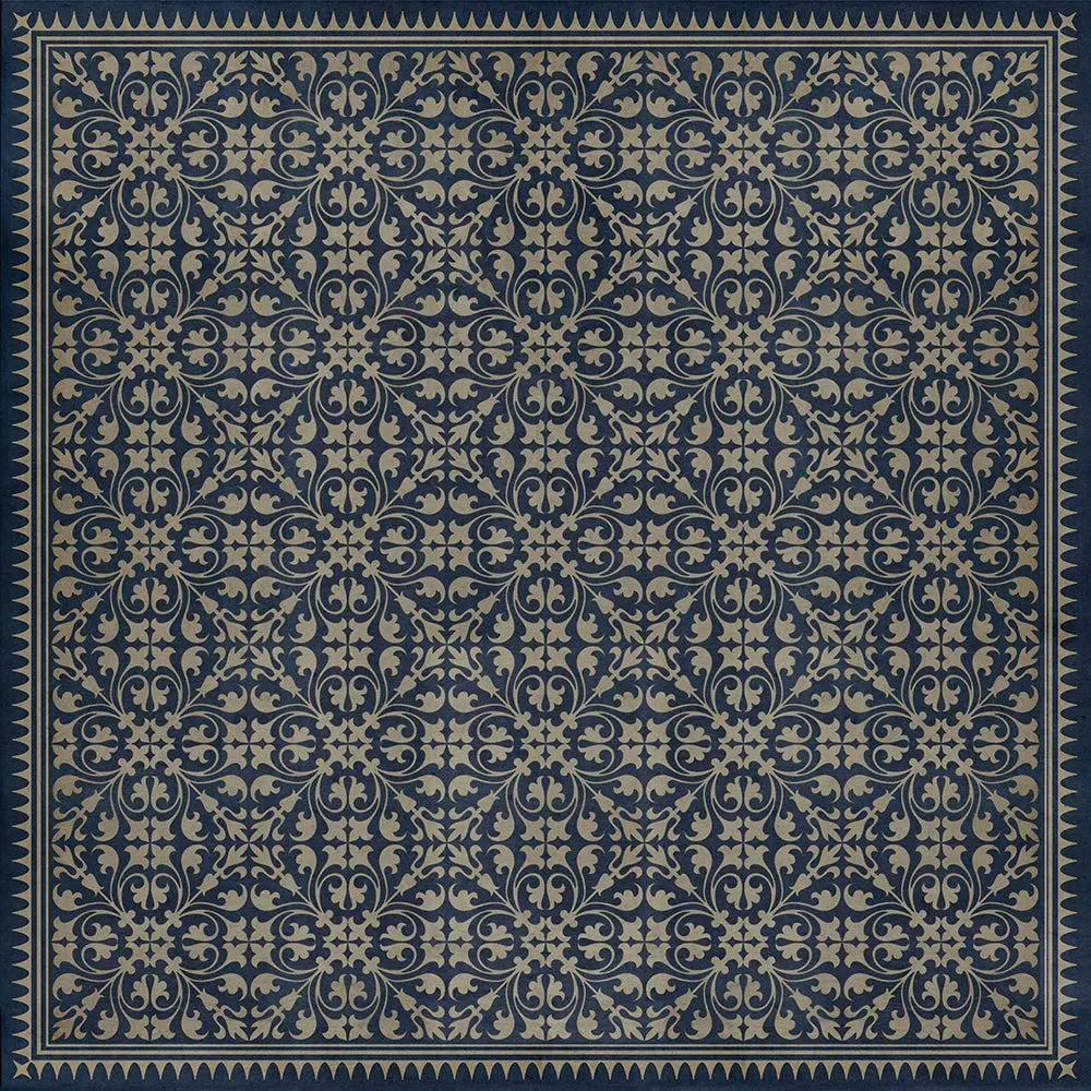 Pattern 21 "Bandersnatch" Vinyl Floorcloth - Spicher & Co.