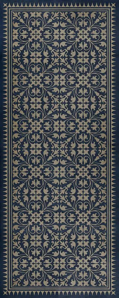 Pattern 21 "Bandersnatch" Vinyl Floorcloth - Spicher & Co.