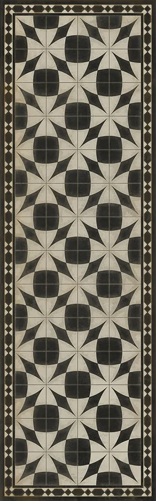 Pattern 29 "Voltaire" Vinyl Floorcloth - Spicher & Co.