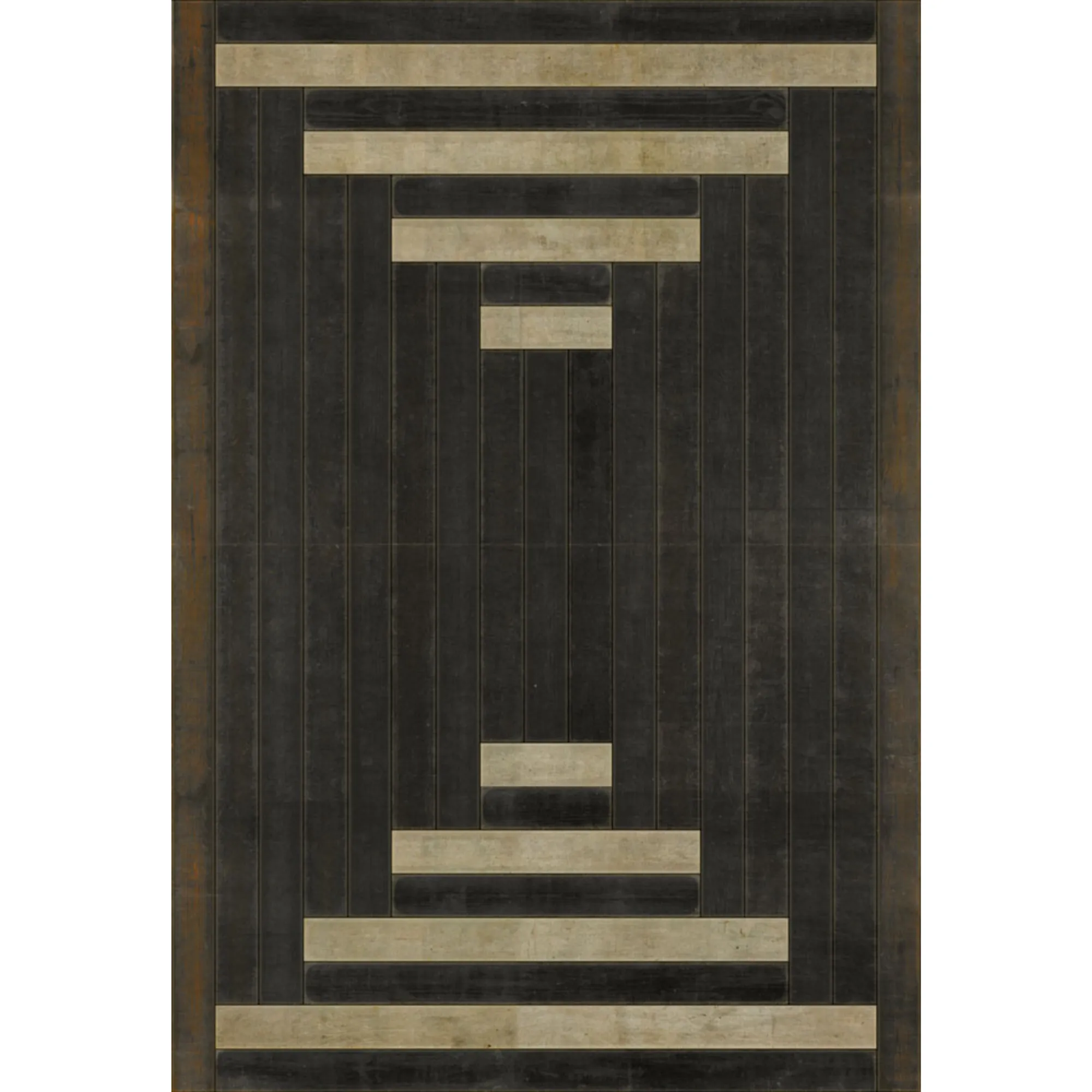 Pattern 30 "Han" Vinyl Floorcloth - Spicher & Co.