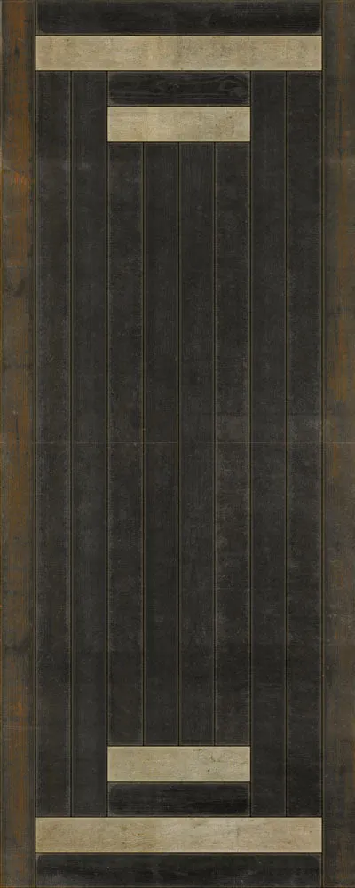 Pattern 30 "Han" Vinyl Floorcloth - Spicher & Co.