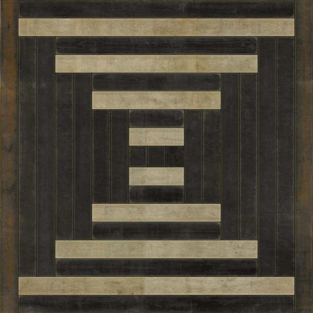 Pattern 30 "Han" Vinyl Floorcloth - Spicher & Co.