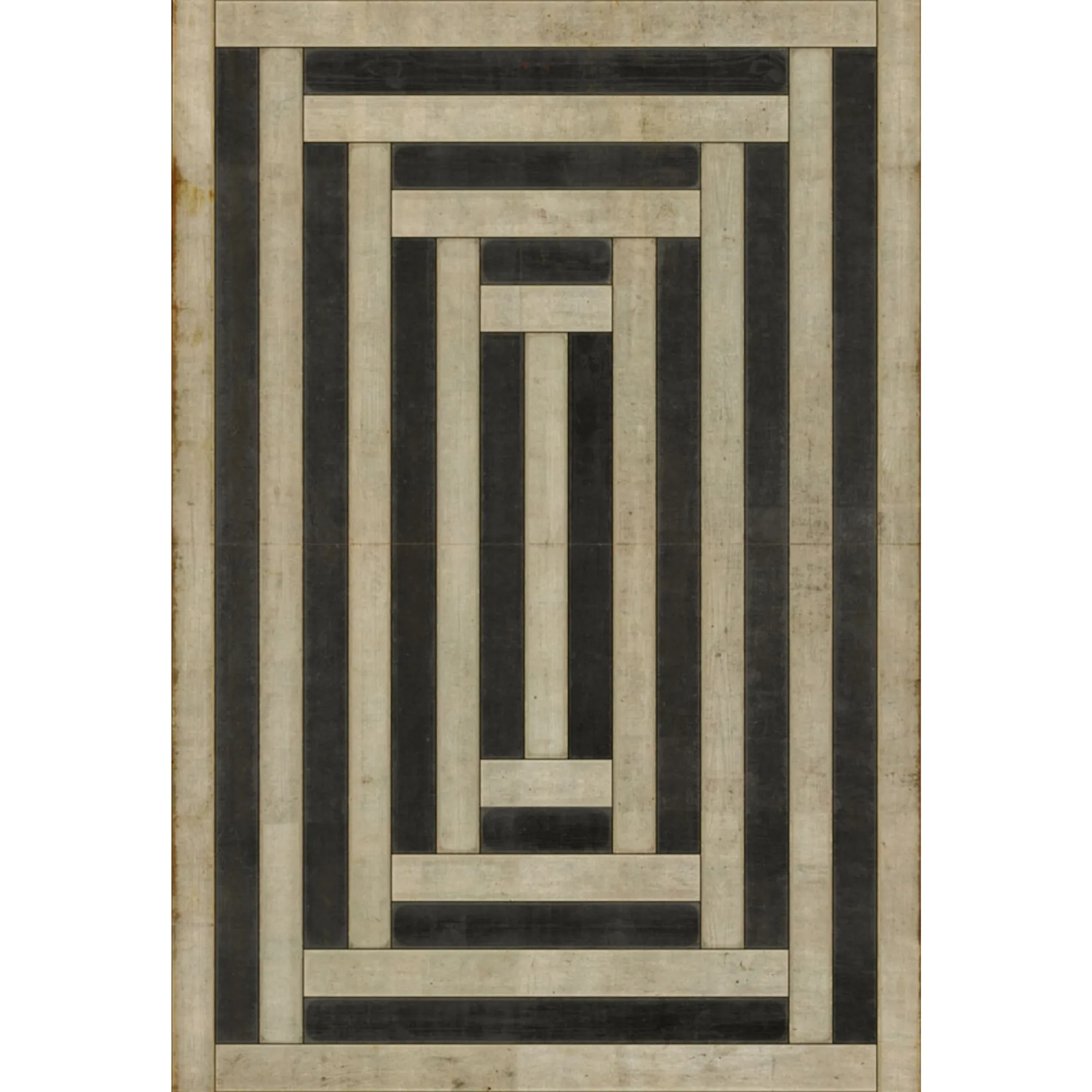 Pattern 30 "Jin" Vinyl Floorcloth - Spicher & Co.