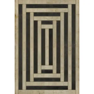 Pattern 30 "Jin" Vinyl Floorcloth - Spicher & Co.