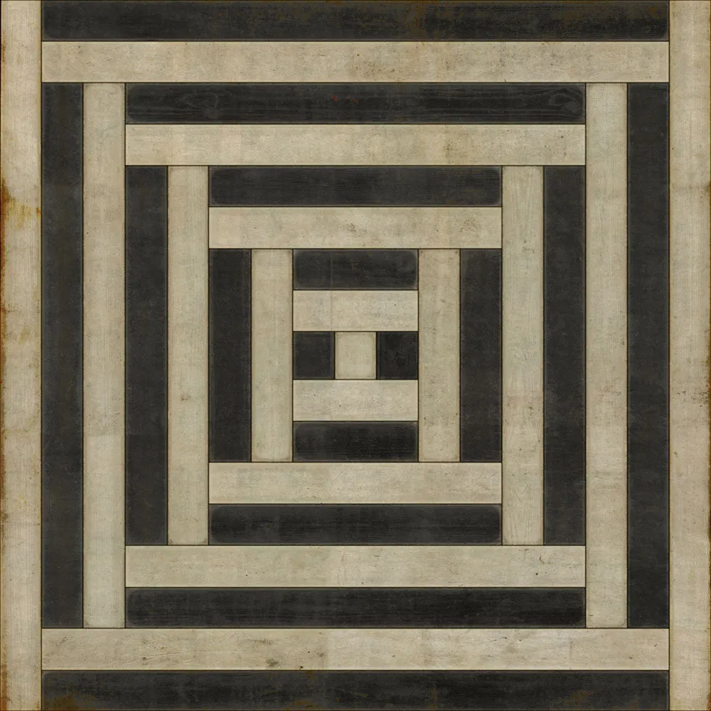 Pattern 30 "Ming" Vinyl Floorcloth - Spicher & Co.