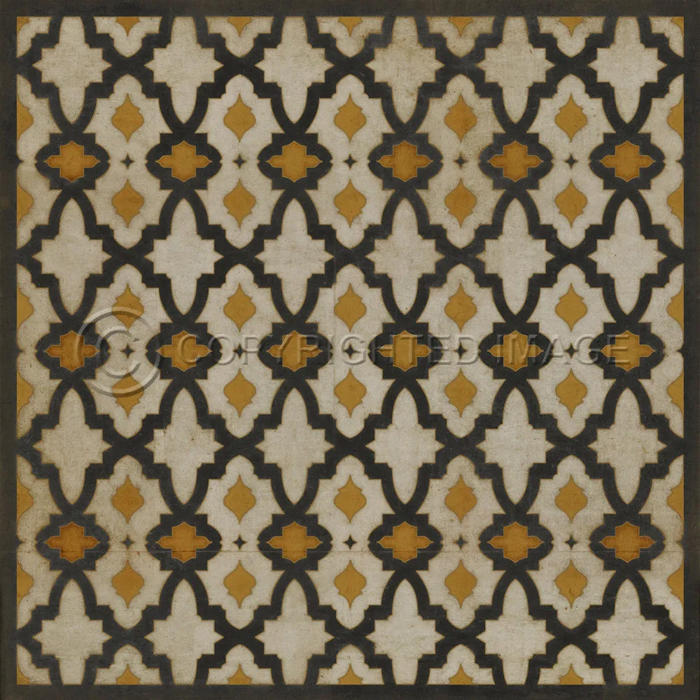 Pattern 31 "Rajha" Vinyl Floorcloth - Spicher & Co.