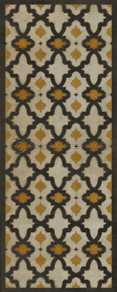 Pattern 31 "Rajha" Vinyl Floorcloth - Spicher & Co.