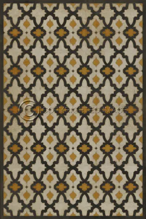Pattern 31 "Rajha" Vinyl Floorcloth - Spicher & Co.