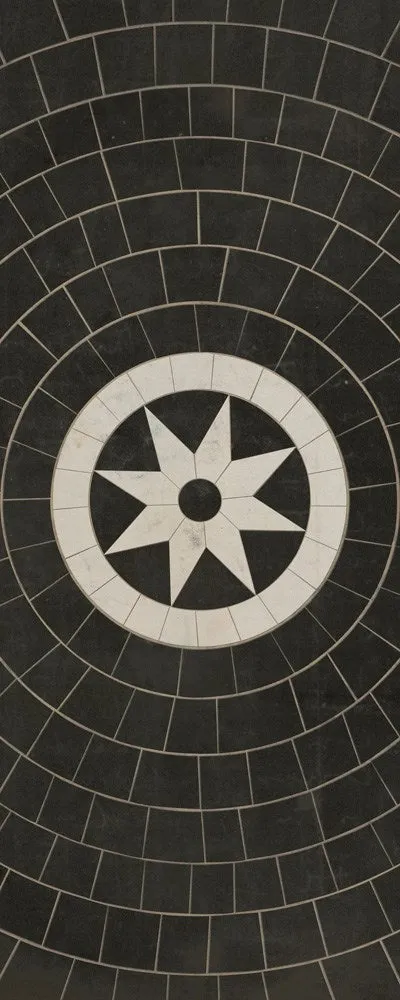 Pattern 58 "Regnant" Vinyl Floorcloth - Spicher & Co.