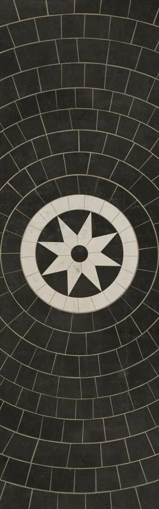 Pattern 58 "Regnant" Vinyl Floorcloth - Spicher & Co.