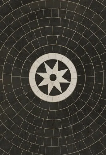 Pattern 58 "Regnant" Vinyl Floorcloth - Spicher & Co.