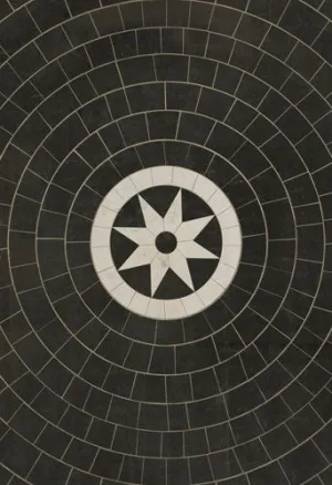 Pattern 58 "Regnant" Vinyl Floorcloth - Spicher & Co.
