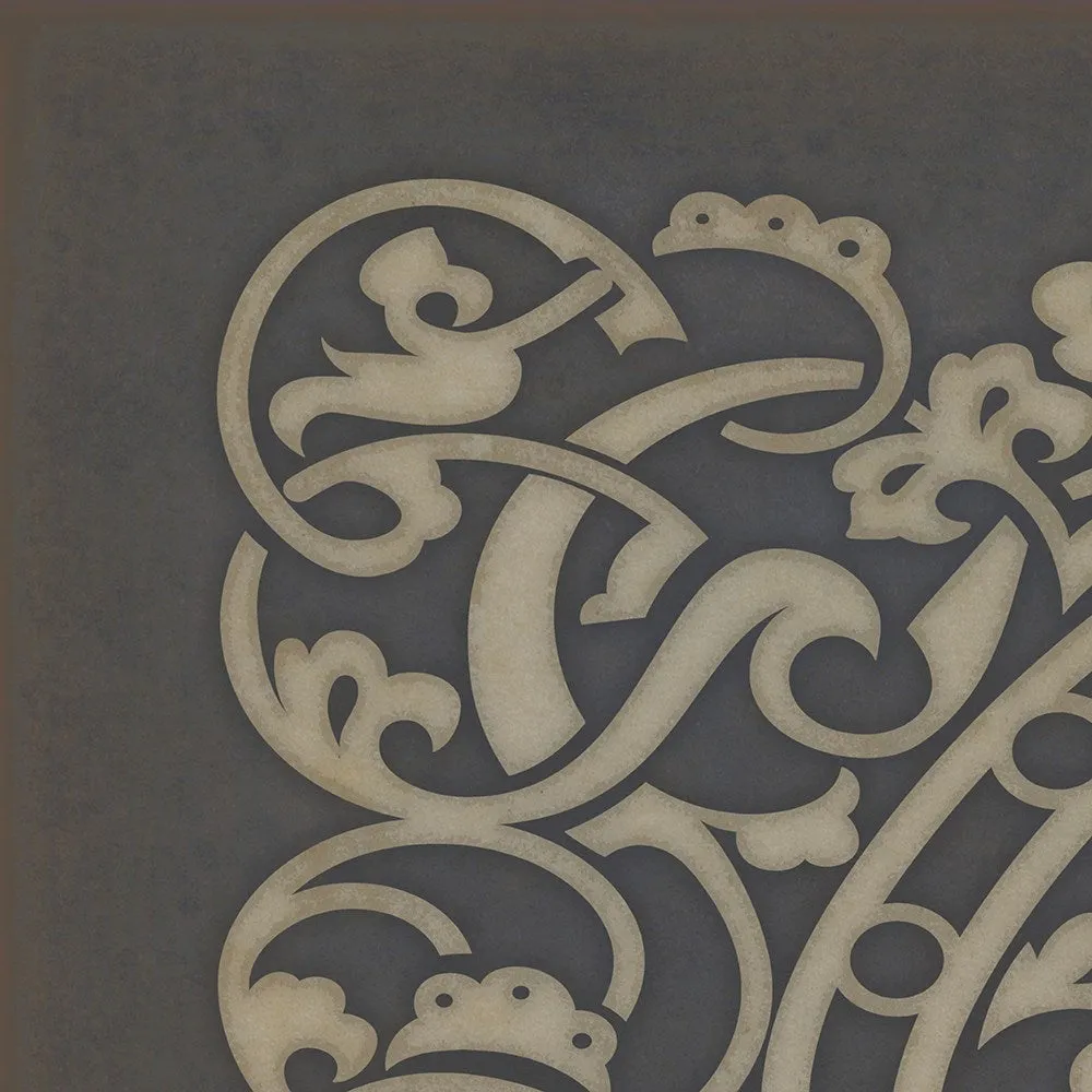 Pattern 77 "Chopin" Vinyl Floorcloth - Spicher & Co.