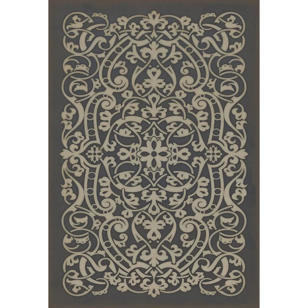 Pattern 77 "Chopin" Vinyl Floorcloth - Spicher & Co.