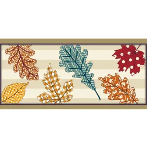 Patterned Leaves Sassafras Switch Mat