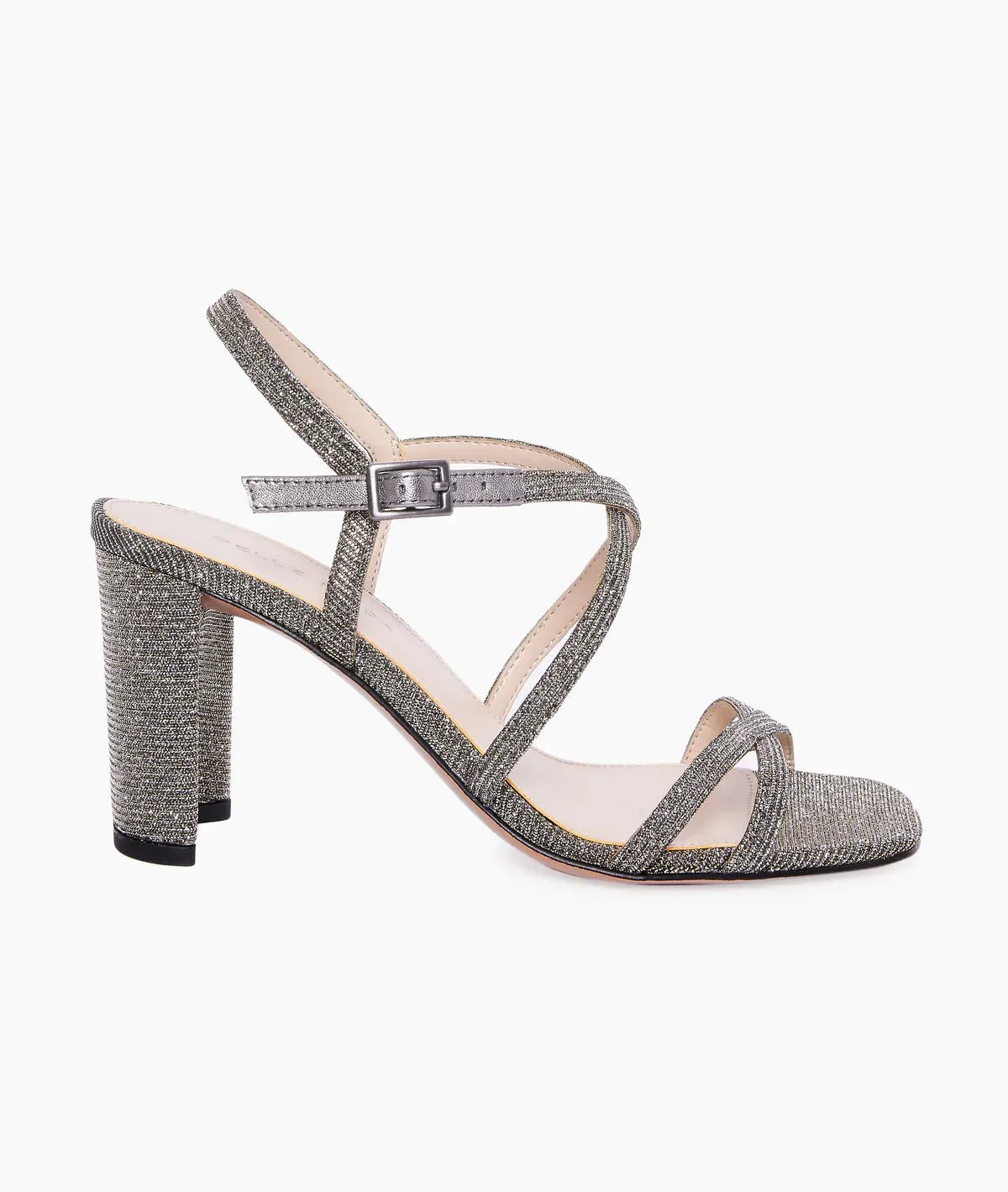 Pelle Moda - Noreen 2 High Heel - Smoke Glitter Textile