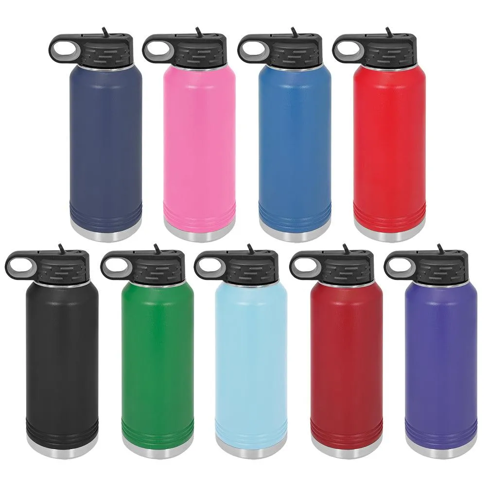 Personalized Why Blend In Laser Engraved Water Bottle