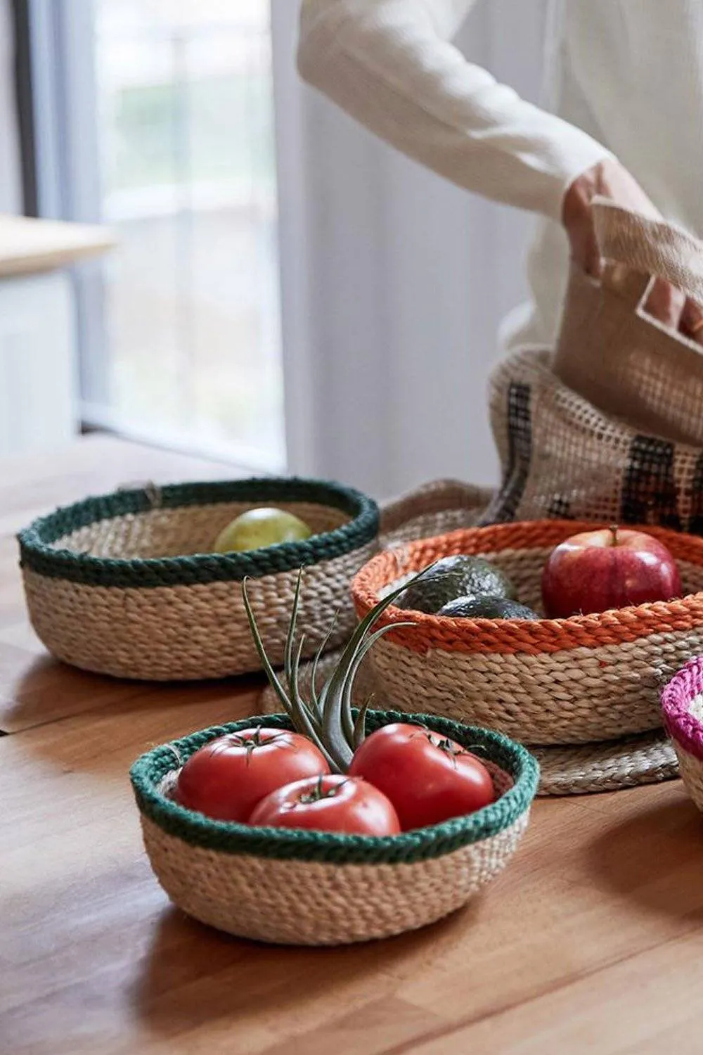Phala Handwoven Jute Basket (Set of 2)
