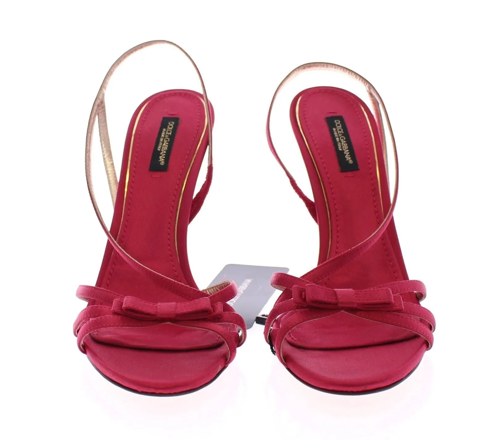 Pink Silk Blend Sandals High Heel Shoes