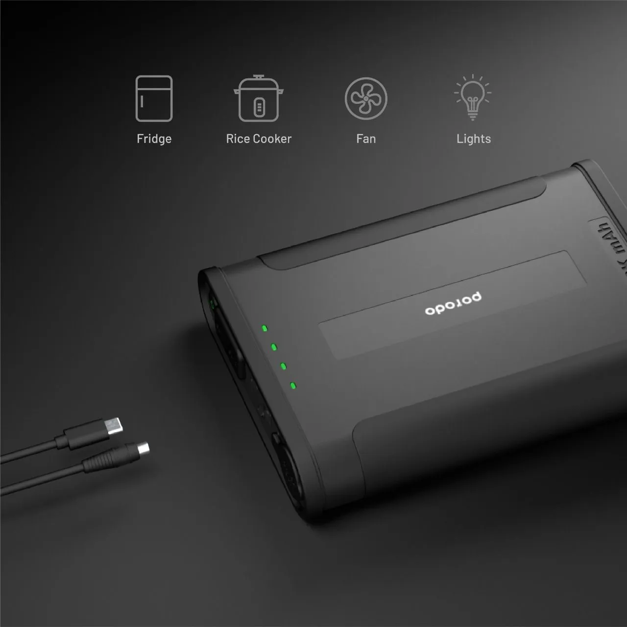 Porodo 48000mAh Outdoor Power Pack