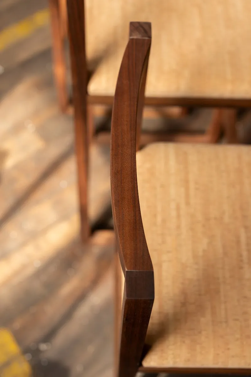 Porto Barstool | Modern Walnut Wood Barstool | Bar or Island Seating